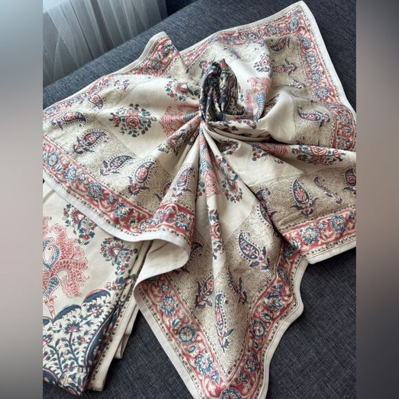 RALPH LAUREN ISLESBORO FERNHILL PAISLEY FLORAL 100% COTTON EUROPEAN SHAM CASES - Picture 8 of 11